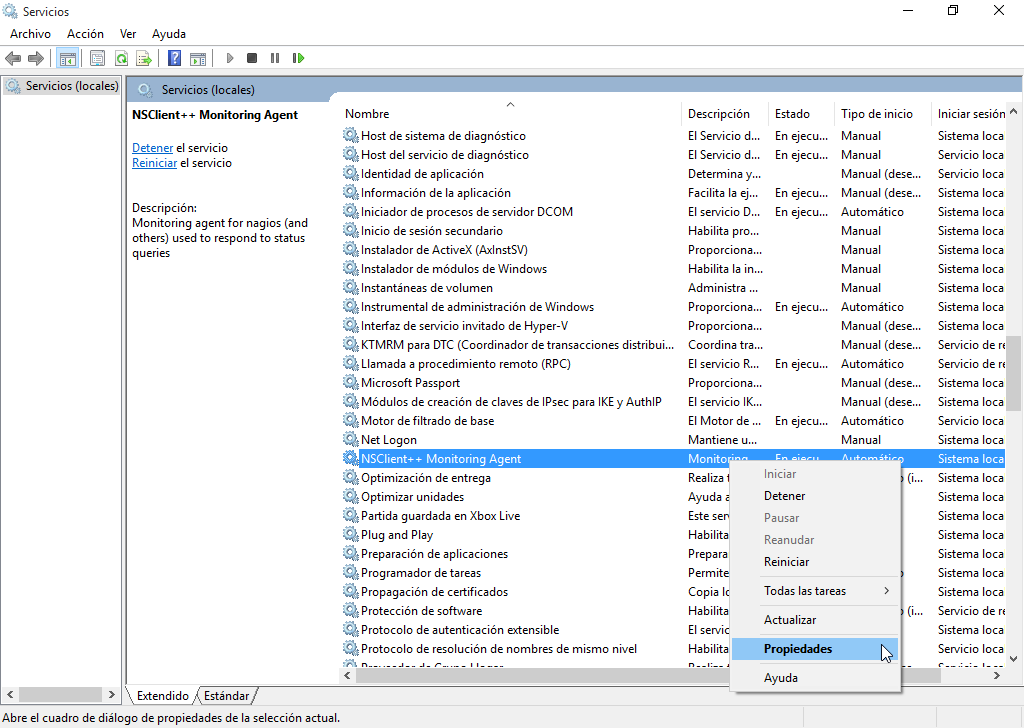 Servicios Windows