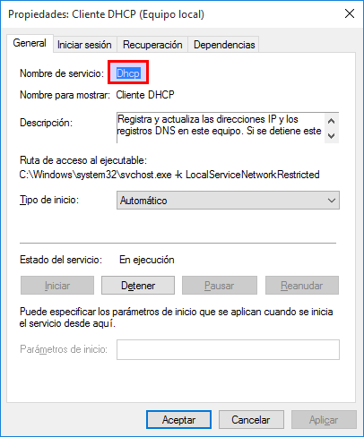 Servicios Windows