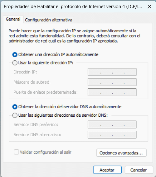 Windows Network DHCP